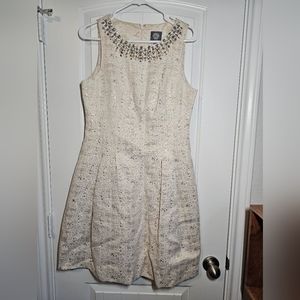 Gold Vince Camuto Dress Sz8